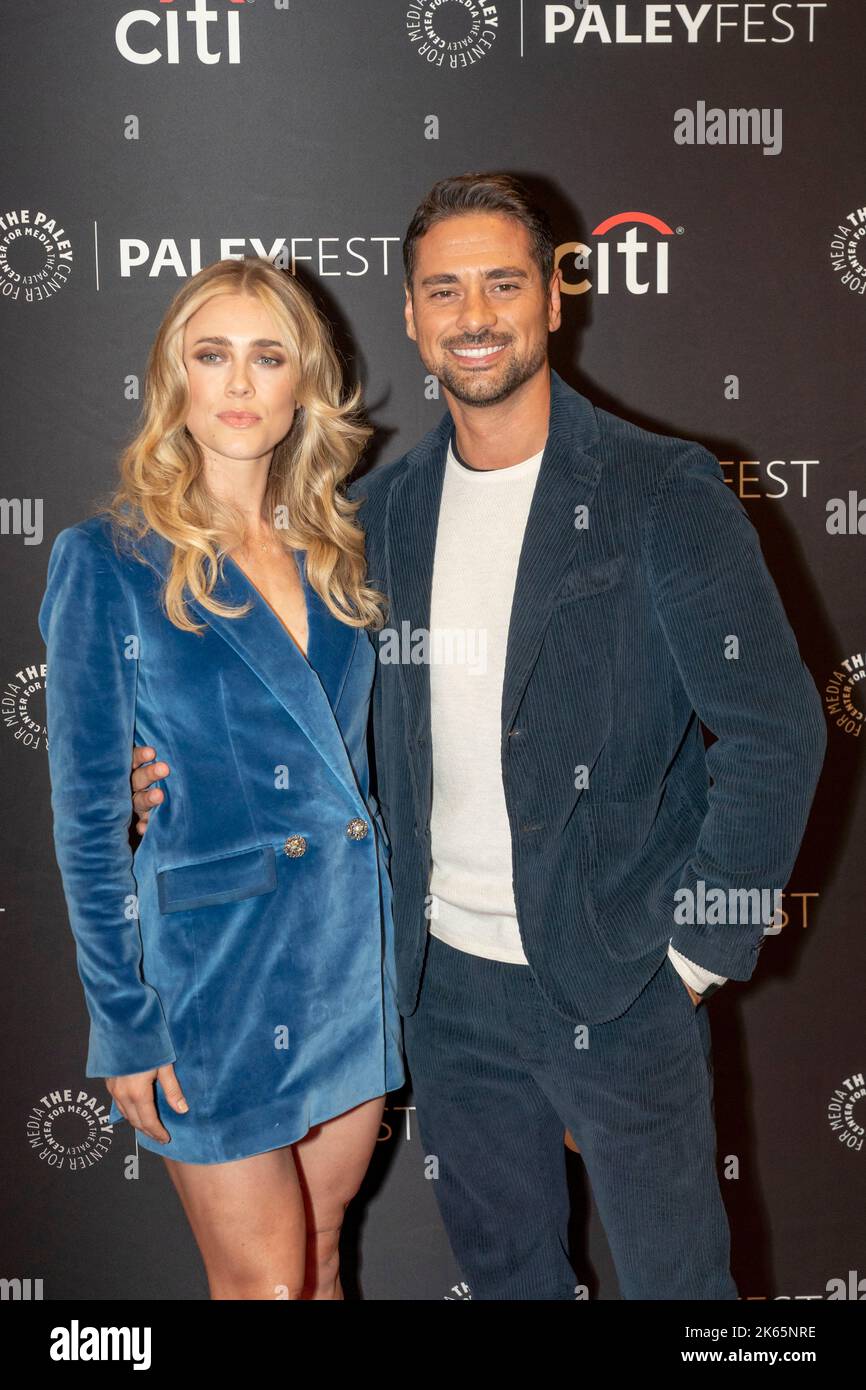 New York, United States. 11th Oct, 2022. Melissa Roxburgh and J.R ...