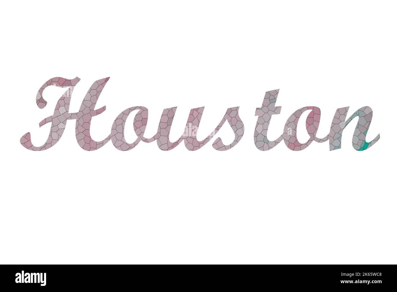 houston. Typography text banner word houston design Stock Photo Alamy