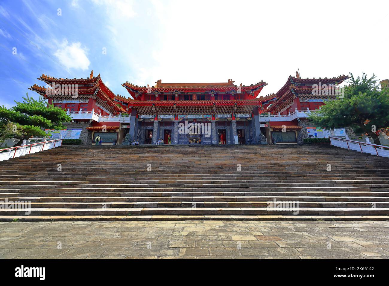 Wenwu Temple located at Sun Moon Lake National Scenic Area, Yuchi Township, Nantou County, Taiwan Stock Photo