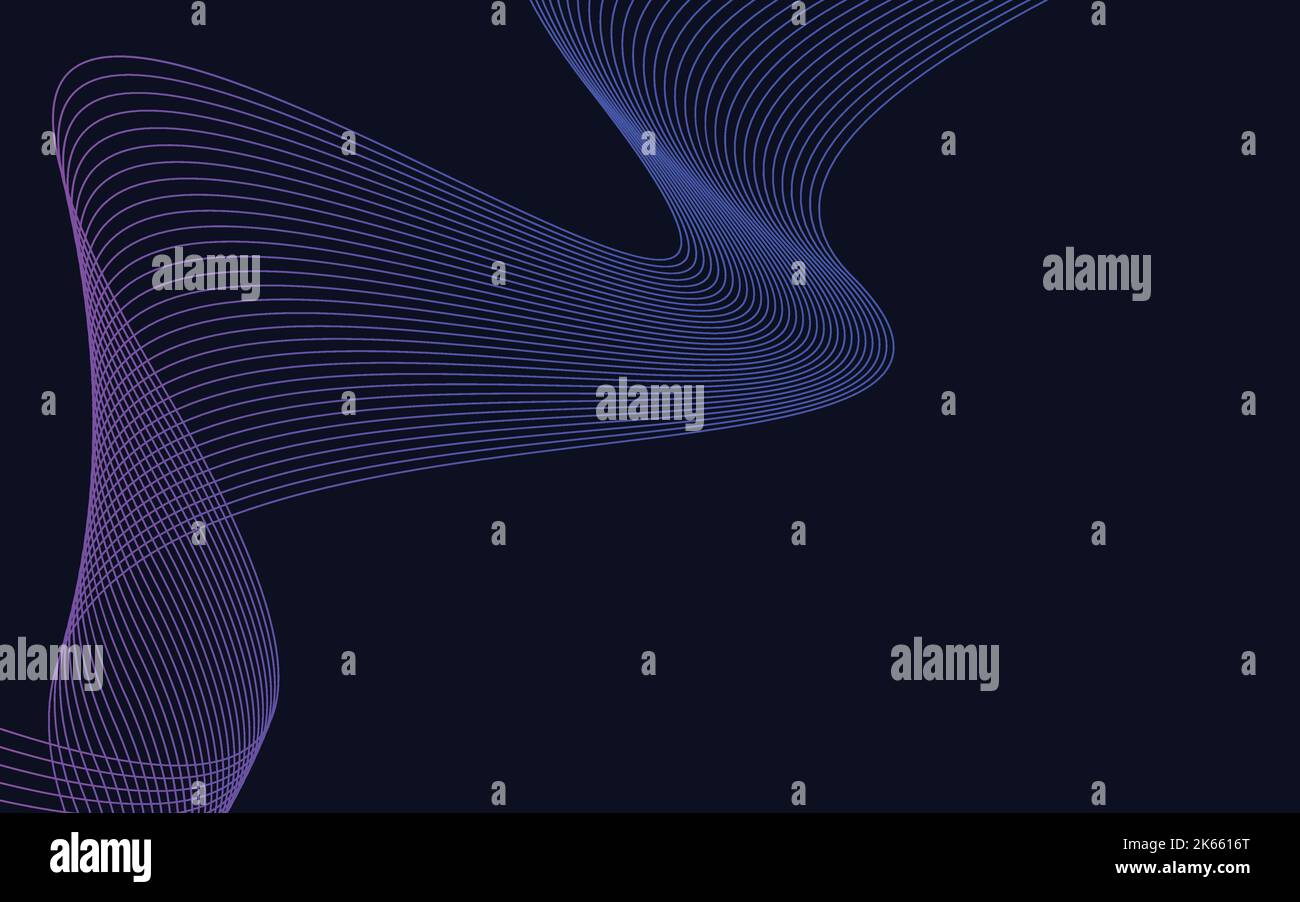 Vector abstract wave background. Blue waves background Vector ...