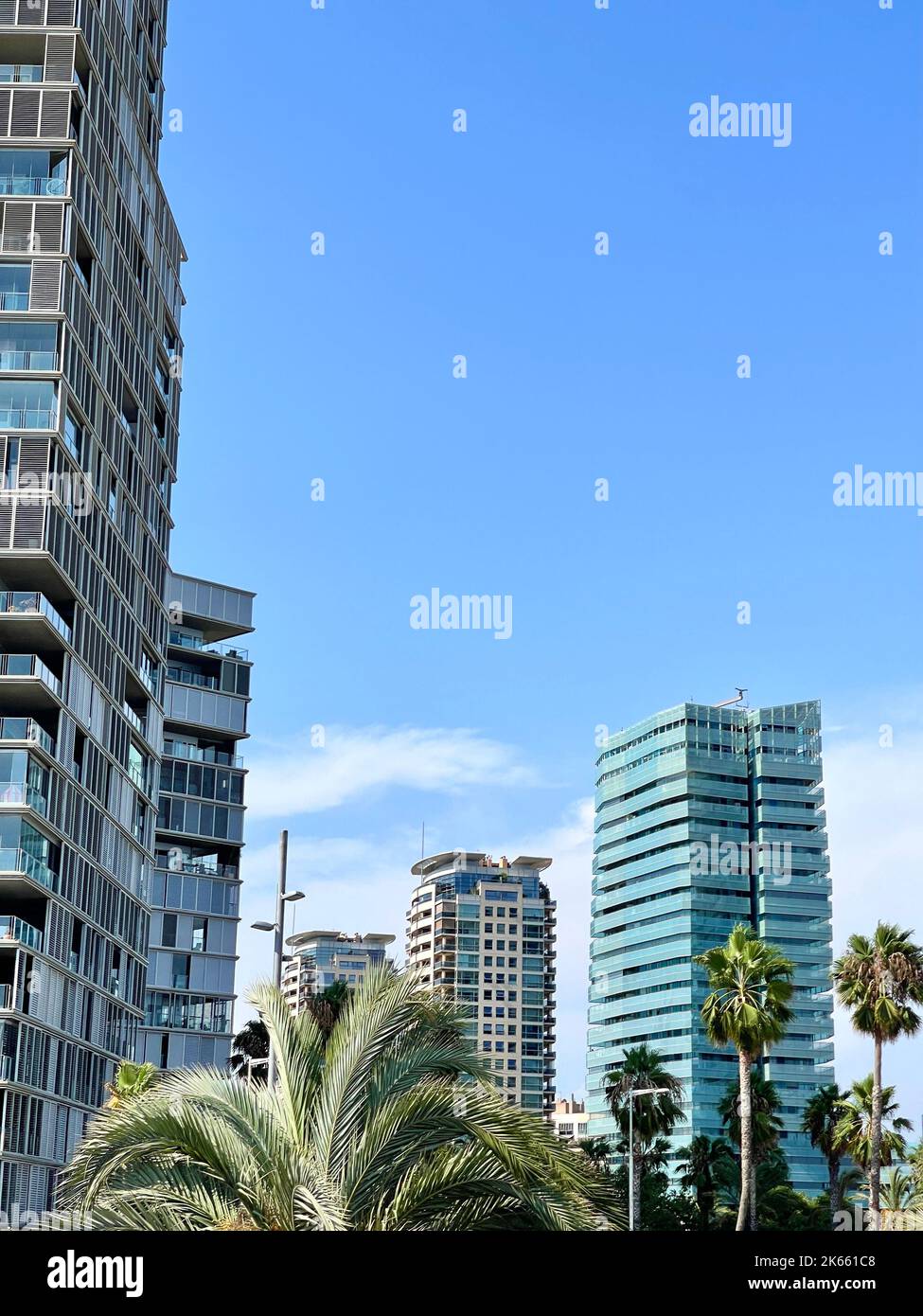 A vertical shot of modern buildings in the daytime Stock Photo - Alamy