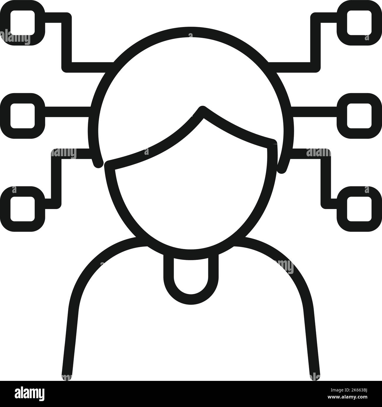 Expert certified icon outline vector. Business quality. Work connect ...