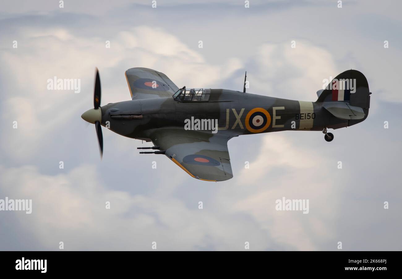 Hawker Hurricane Mk.IV, one day before the crash this plane, the pilot