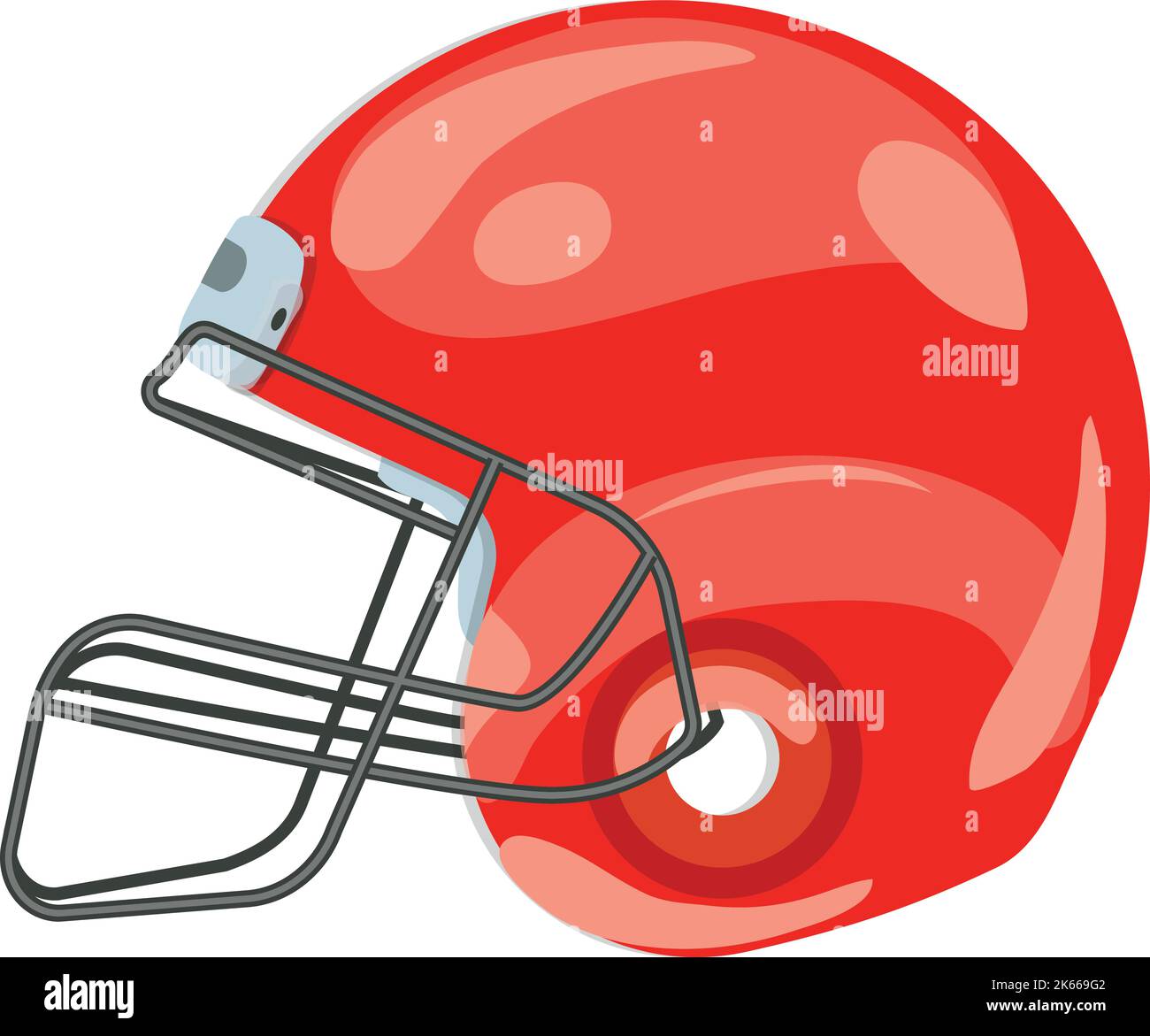 American football equipment helmet icon cartoon vector. Sport field