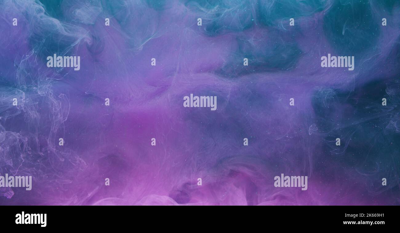 ink water mix magic burst blue purple paint blend Stock Photo - Alamy
