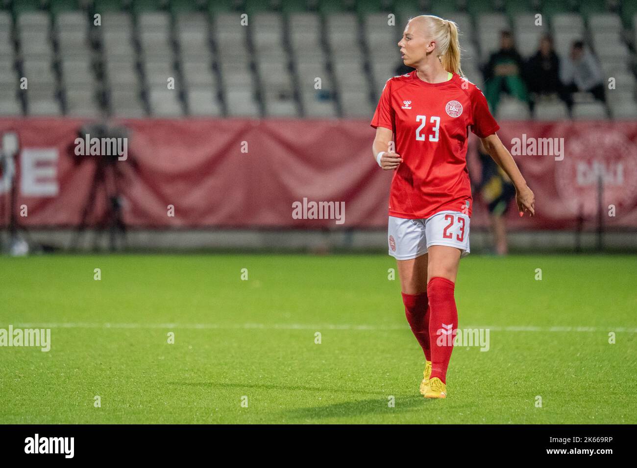 Denmark. 11th Oct, 2022. Sofie Svava (23) of Denmark seen