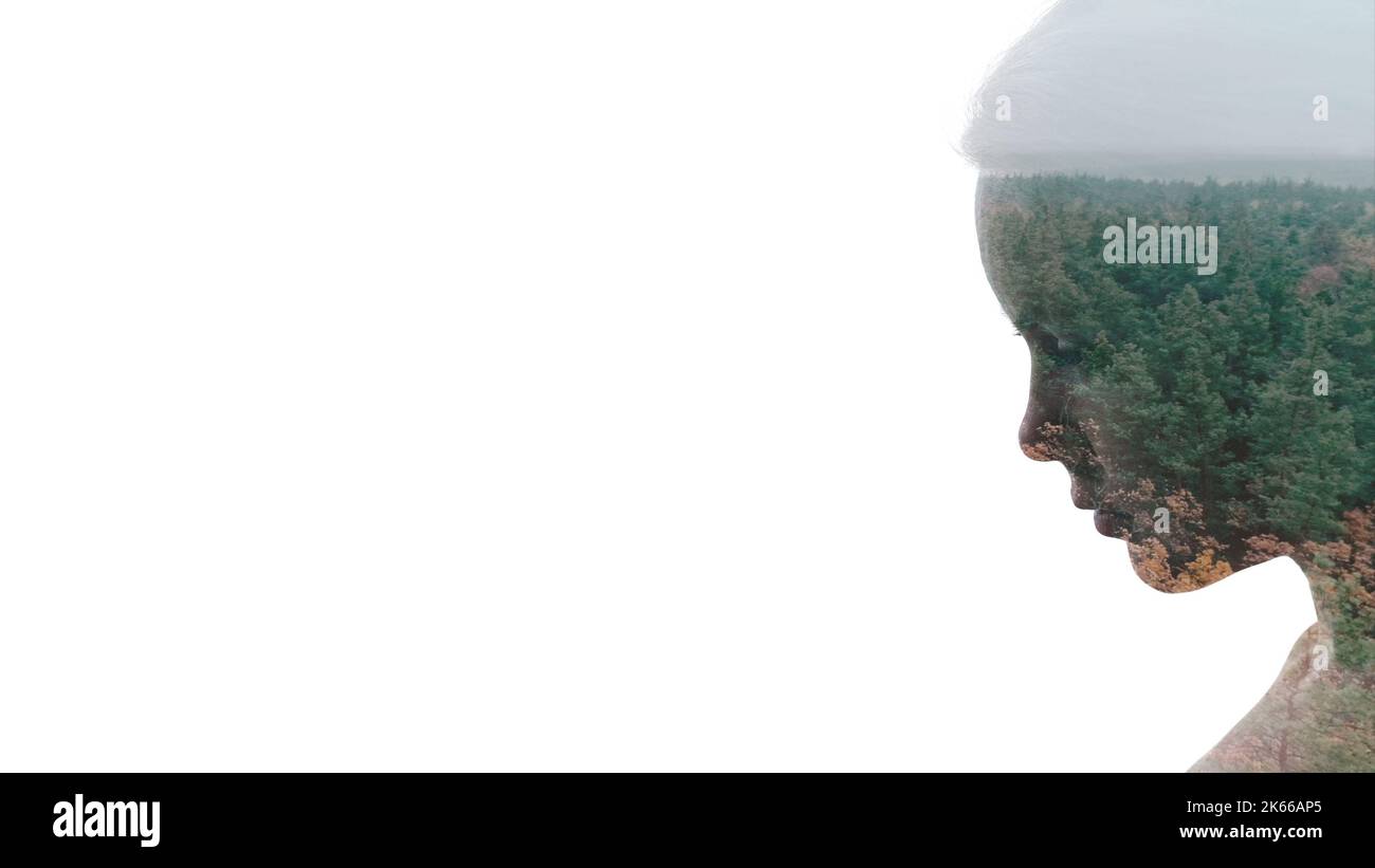 ecology problem air pollution sad face skyline Stock Photo Alamy