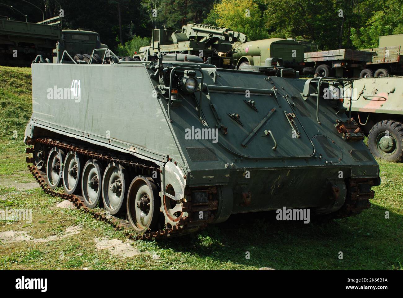 M113 armored personnel carrier Stock Photo