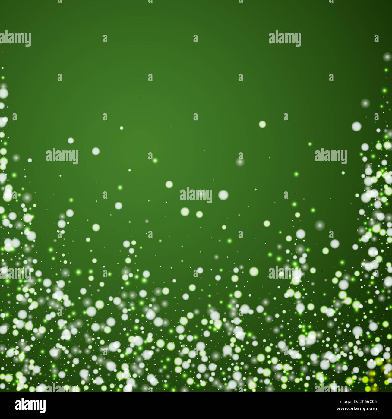 Magic falling snow christmas background. Subtle flying snow flakes and