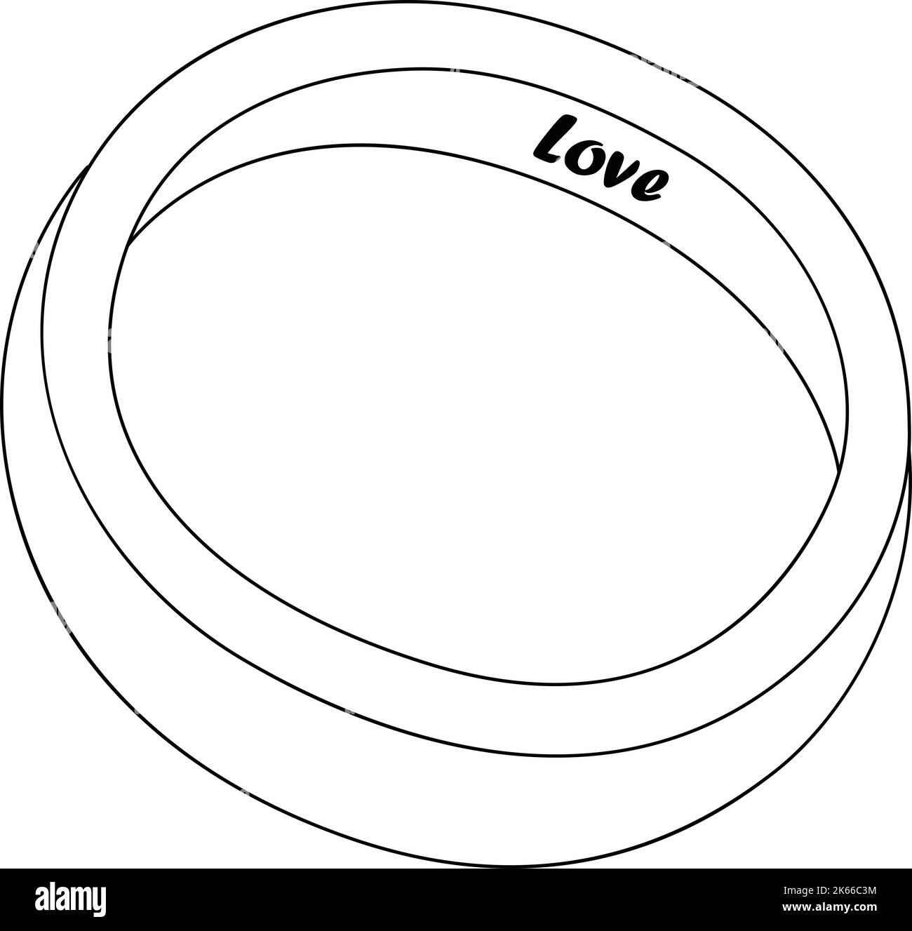 Wedding Ring Isolated Coloring Page For Kids Stock Vector Image Art parts-of-a-plant-worksheet-worksheet