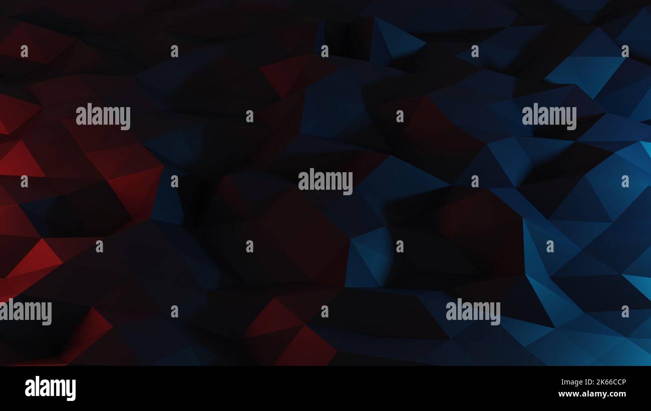 geometric background triangle texture red blue Stock Photo - Alamy