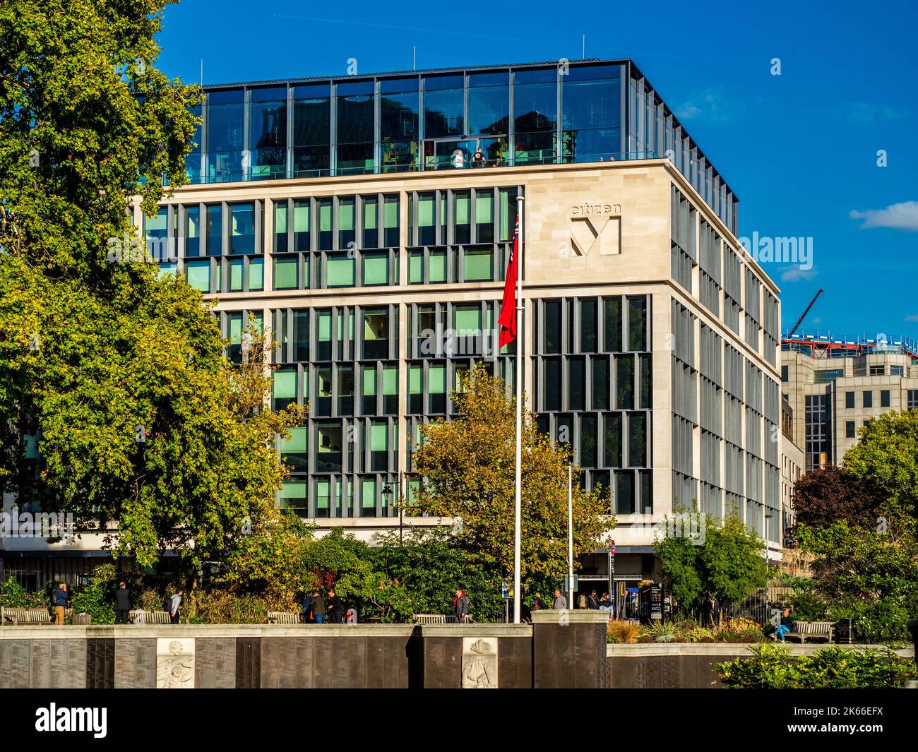 citizenM Tower of London Hotel. The Citizen M Hotel at Tower Hill in Central London. CitizenM London. Stock Photo