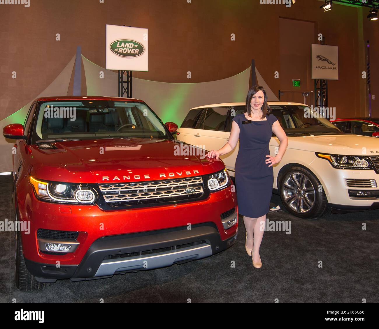 DETROIT, MI/USA JANUARY 12 The Land Rover exhibit at The Gallery