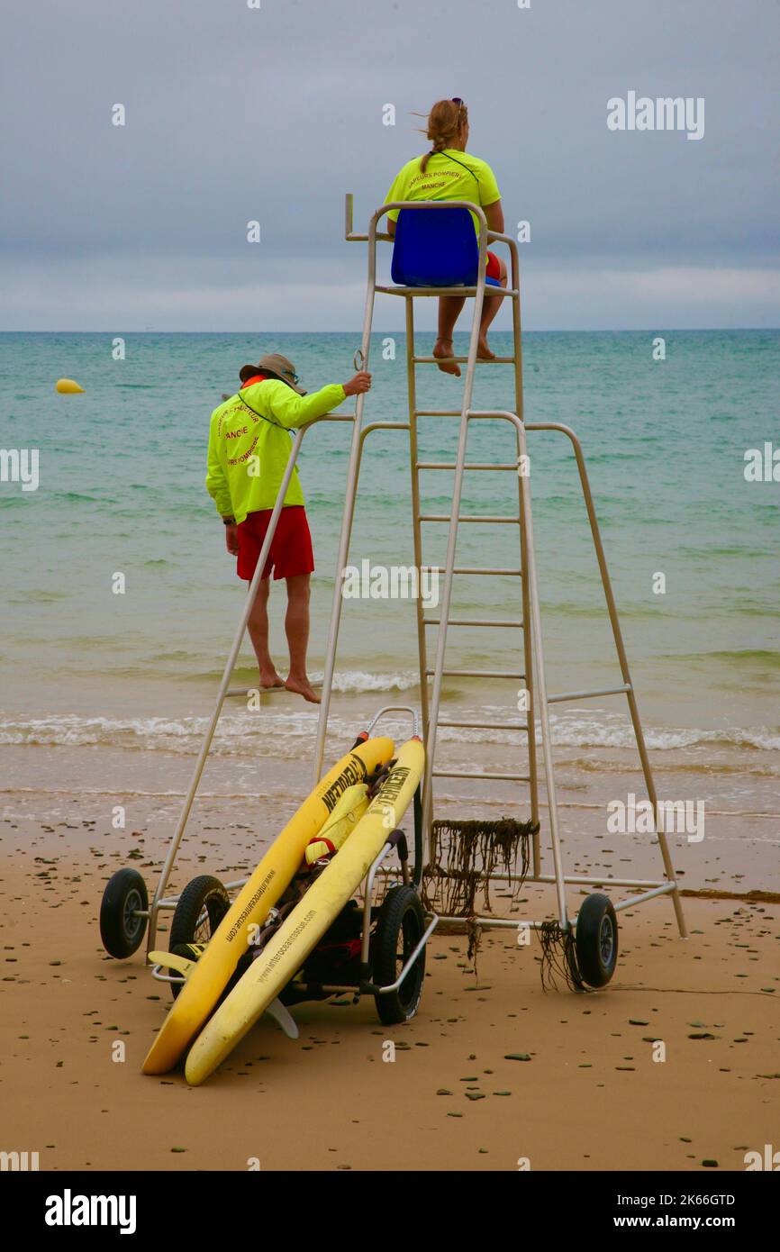 The Lifeguards Stock Photo