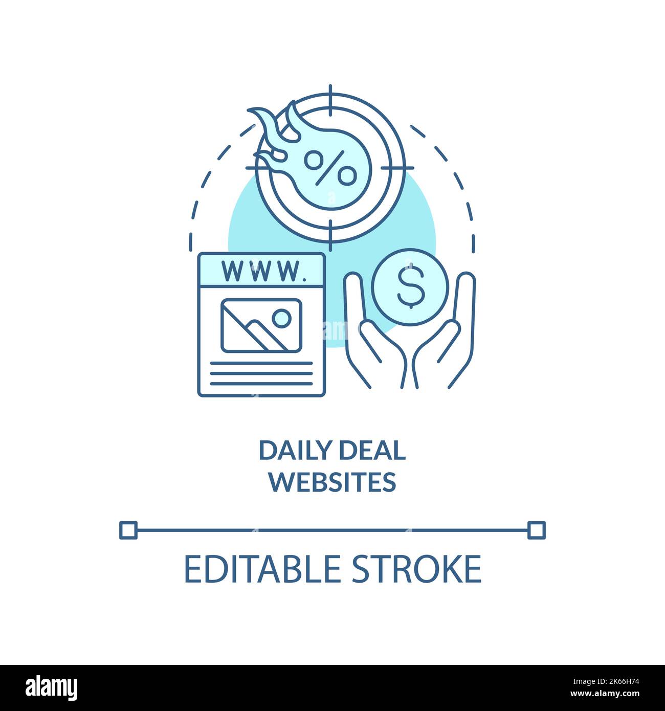 Daily deal icon hi-res stock photography and images - Alamy