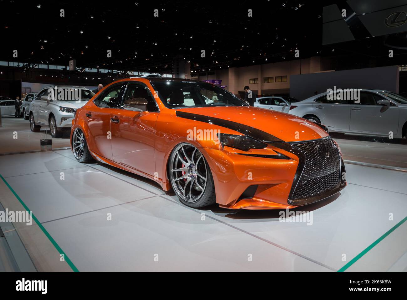 CHICAGO, IL/USA - FEBRUARY 7, 2014: A 2014 Lexus 250 F Sport Concept car, Chicago Auto Show (CAS). Stock Photo