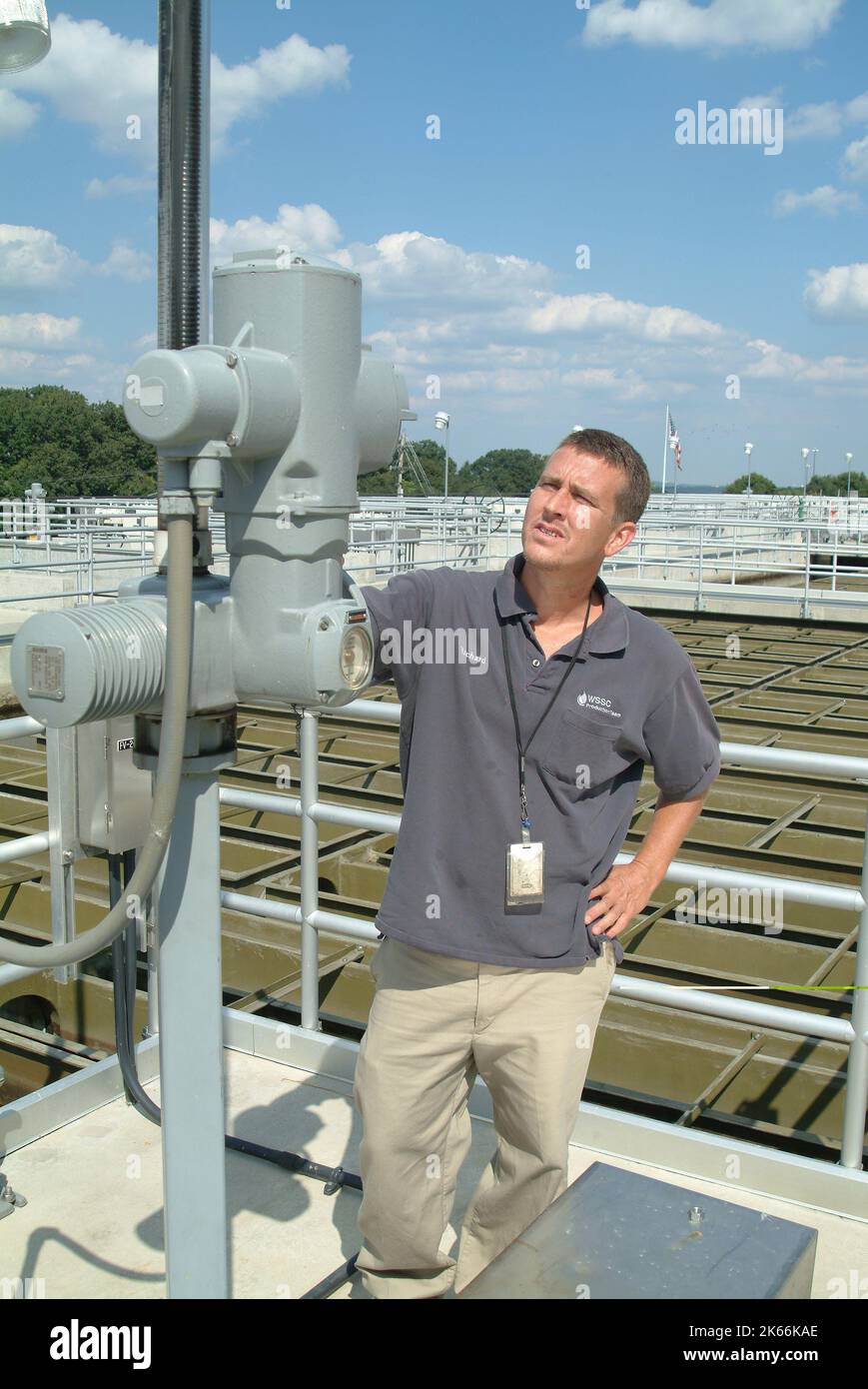 Water, Waste Treatment Plant, and System Operator Stock Photo Alamy