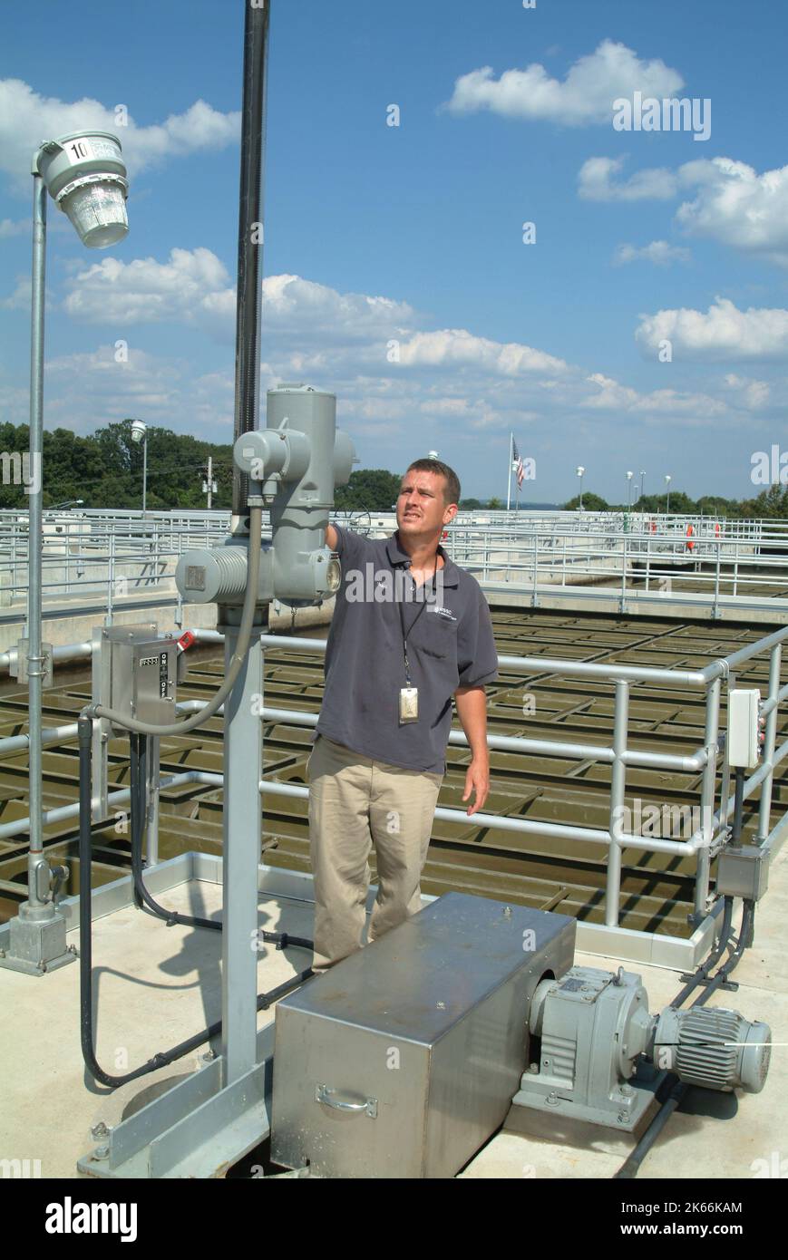 Water, Waste Treatment Plant, and System Operator Stock Photo Alamy