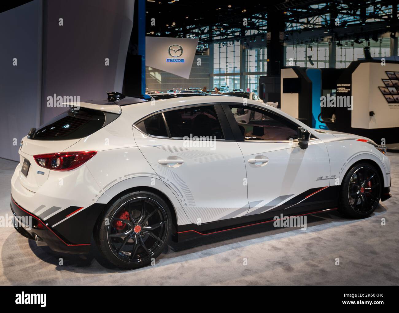 CHICAGO, IL/USA - FEBRUARY 6, 2014: A 2014 Mazda Club Sport 3 Concept car, Chicago Auto Show (CAS). Stock Photo