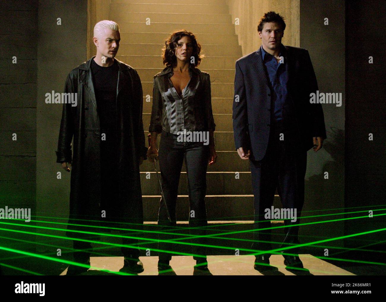 MARSTERS,CARPENTER,BOREANAZ, ANGEL : SEASON 5, 2003 Stock Photo