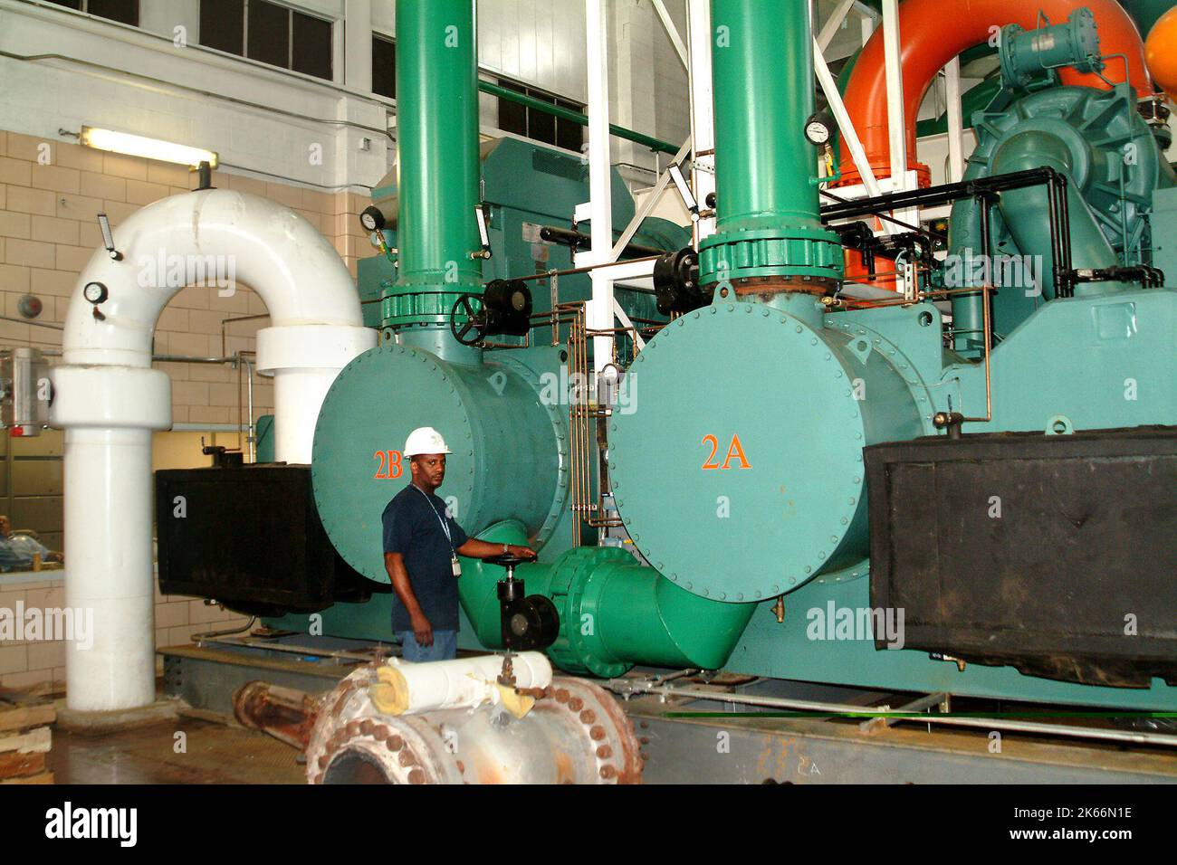 Stationary Engineers and Boiler Operators Stock Photo Alamy