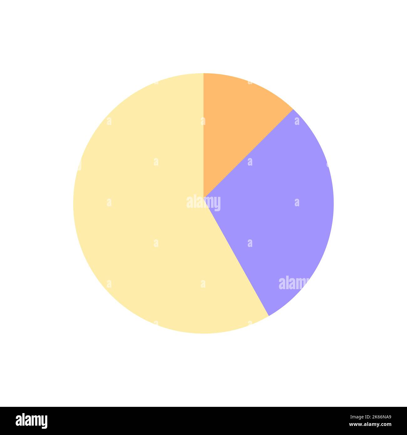 Circle chart pixel perfect flat gradient color ui icon Stock Vector