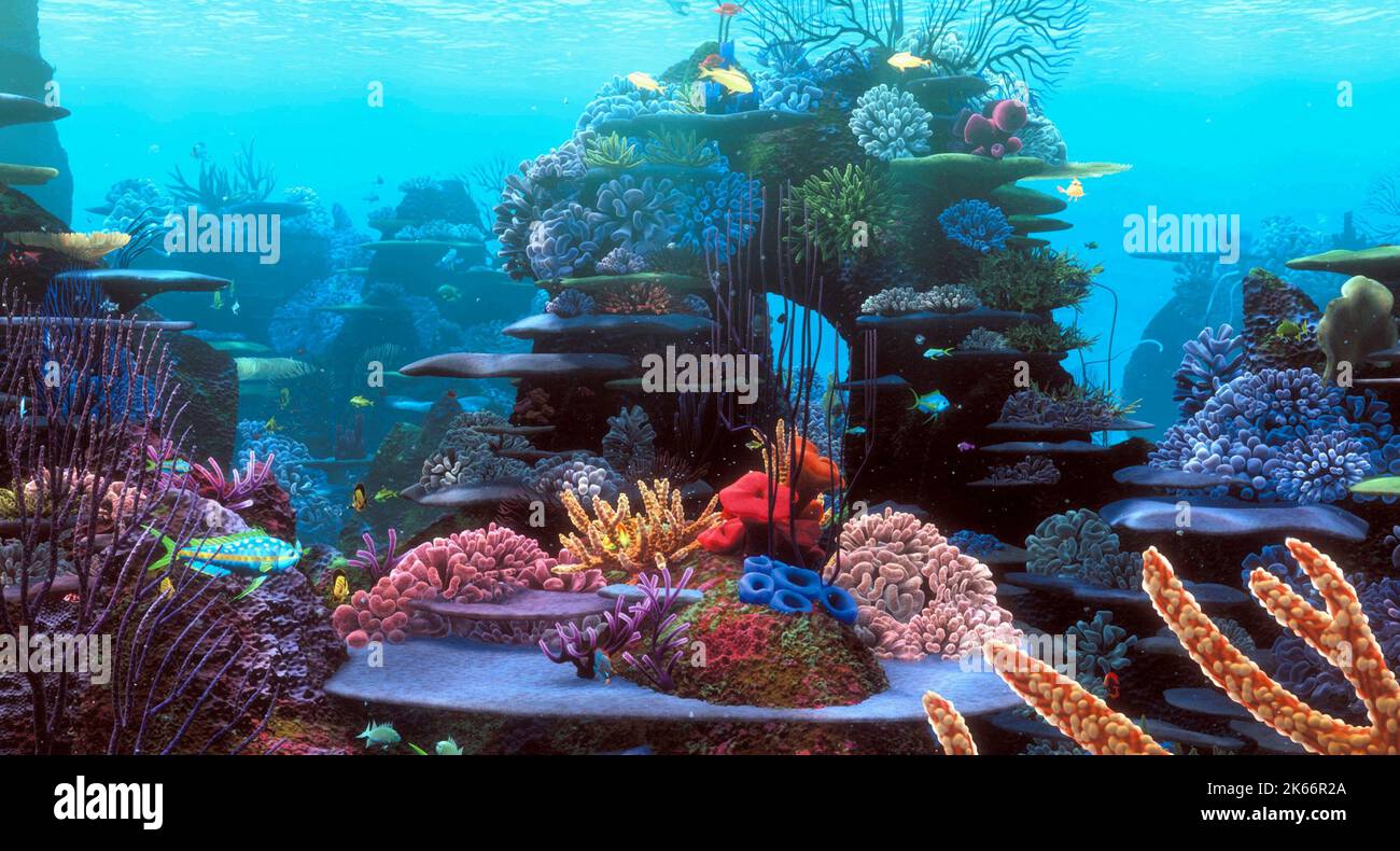 OCEAN BED SCENE, FINDING NEMO, 2003 Stock Photo