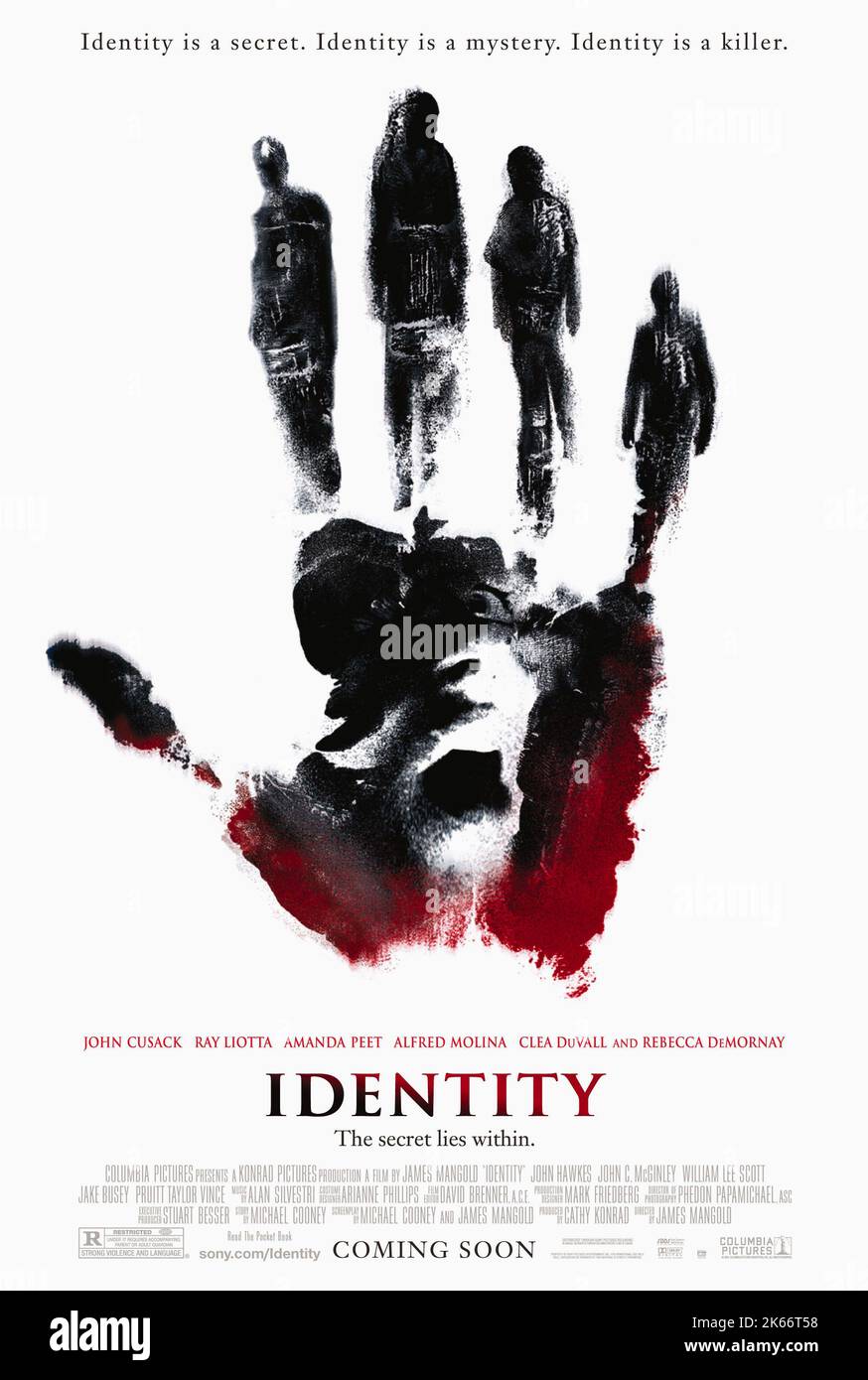 Identity film poster 2003 hi-res stock photography and images - Alamy