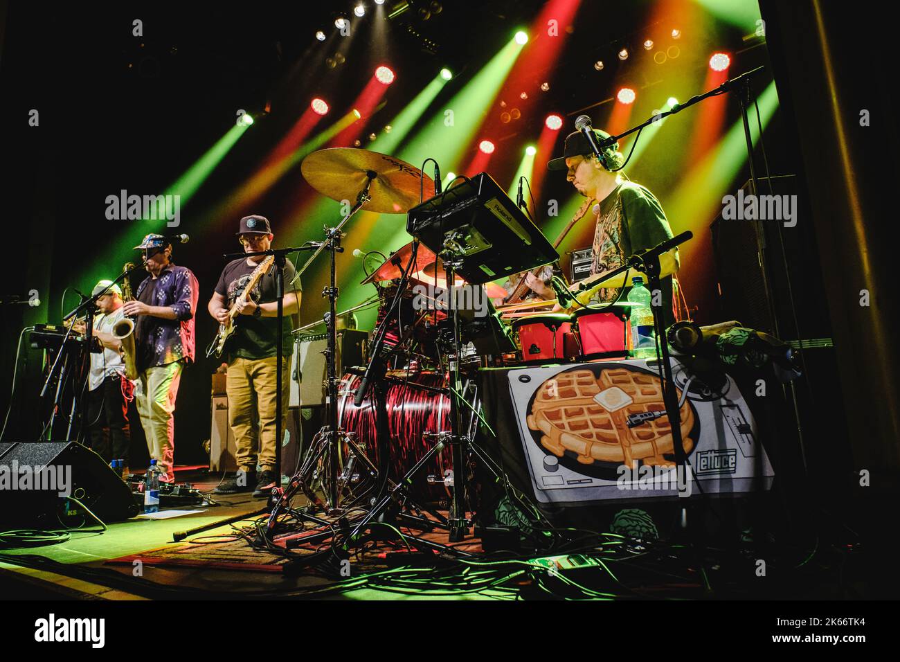 Bern, Switzerland. 11th Oct, 2022. The international funk band Lettuce
