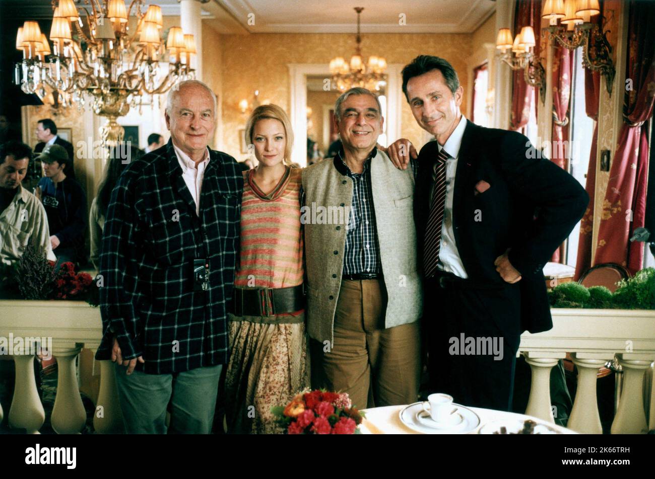 JAMES IVORY, KATE HUDSON, ISMAIL MERCHANT, THIERRY LHERMITTE, LE DIVORCE, 2003 Stock Photo