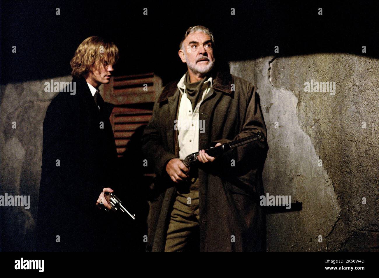 WEST,CONNERY, THE LEAGUE OF EXTRAORDINARY GENTLEMEN, 2003 Stock Photo