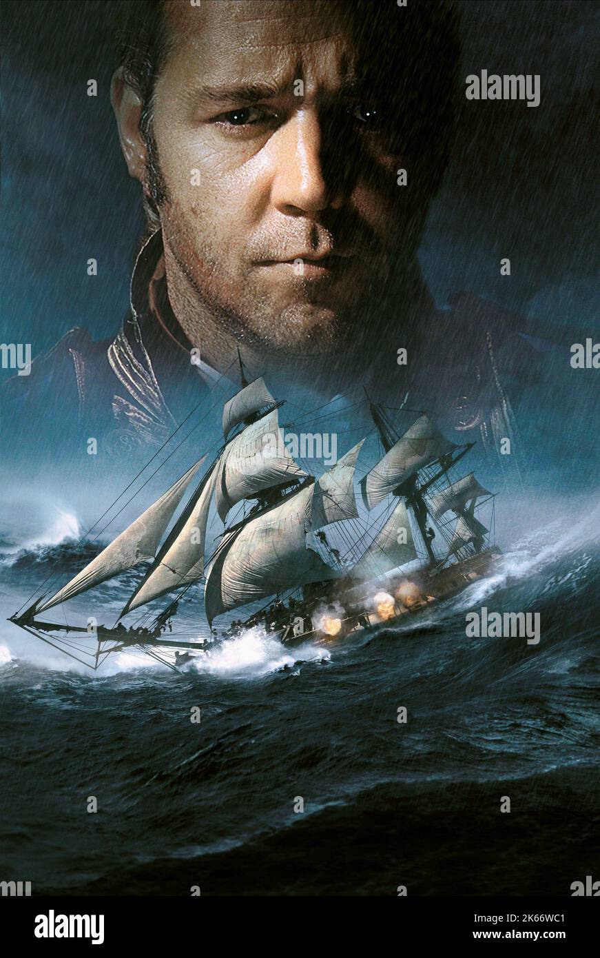 RUSSELL CROWE MASTER AND COMMANDER THE FAR SIDE OF THE WORLD 2003 RUSSELL CROWE MASTER AND COMMANDER THE FAR SIDE OF THE WORLD 2003