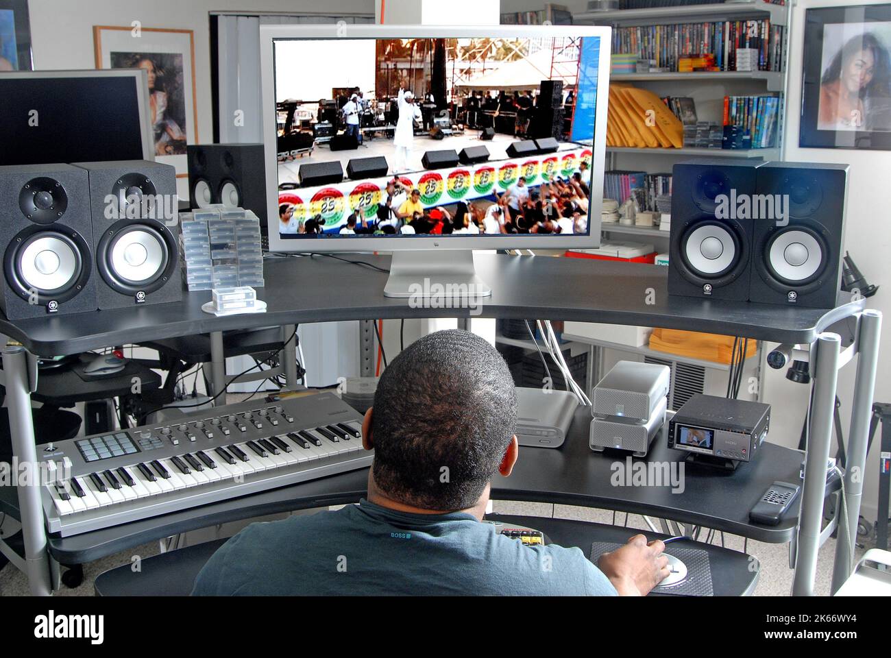 Television Video Editor Stock Photo Alamy