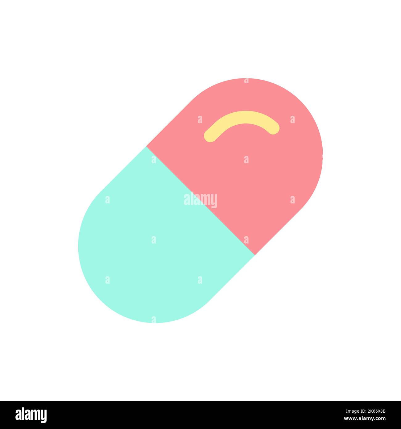 Medication flat color ui icon Stock Vector
