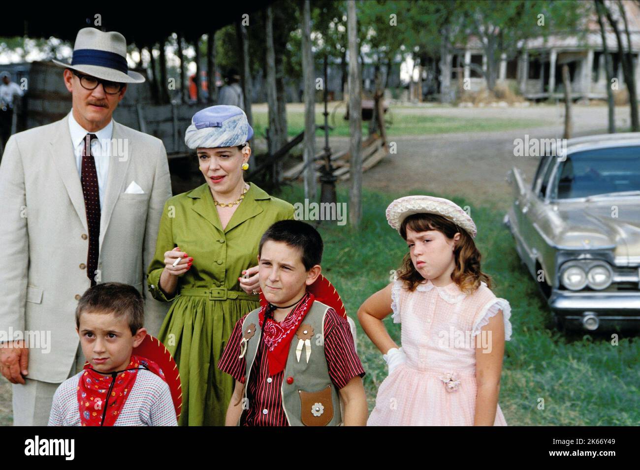 MARC MUSSO, MITCHEL MUSSO, JENNIFER STONE, MICHAEL O'NEILL, DEIRDRE O'CONNELL, SECONDHAND LIONS, 2003 Stock Photo