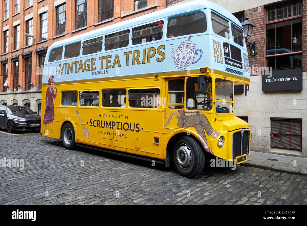 vintage tea trips bus tour dublin republic of ireland Stock Photo