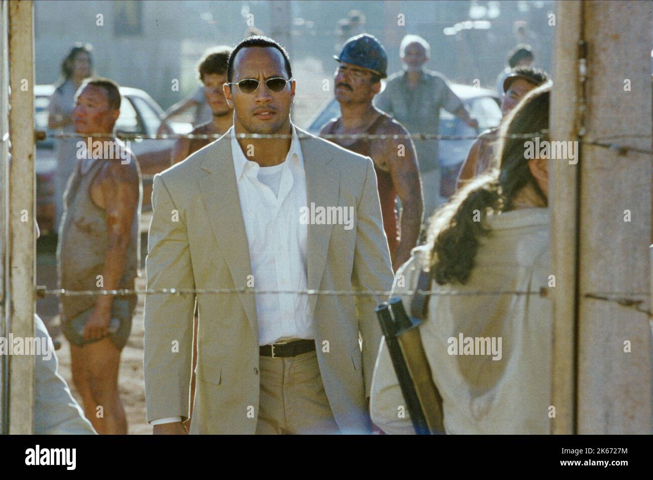 DWAYNE 'THE ROCK' JOHNSON, WELCOME TO THE JUNGLE, 2003 Stock Photo - Alamy