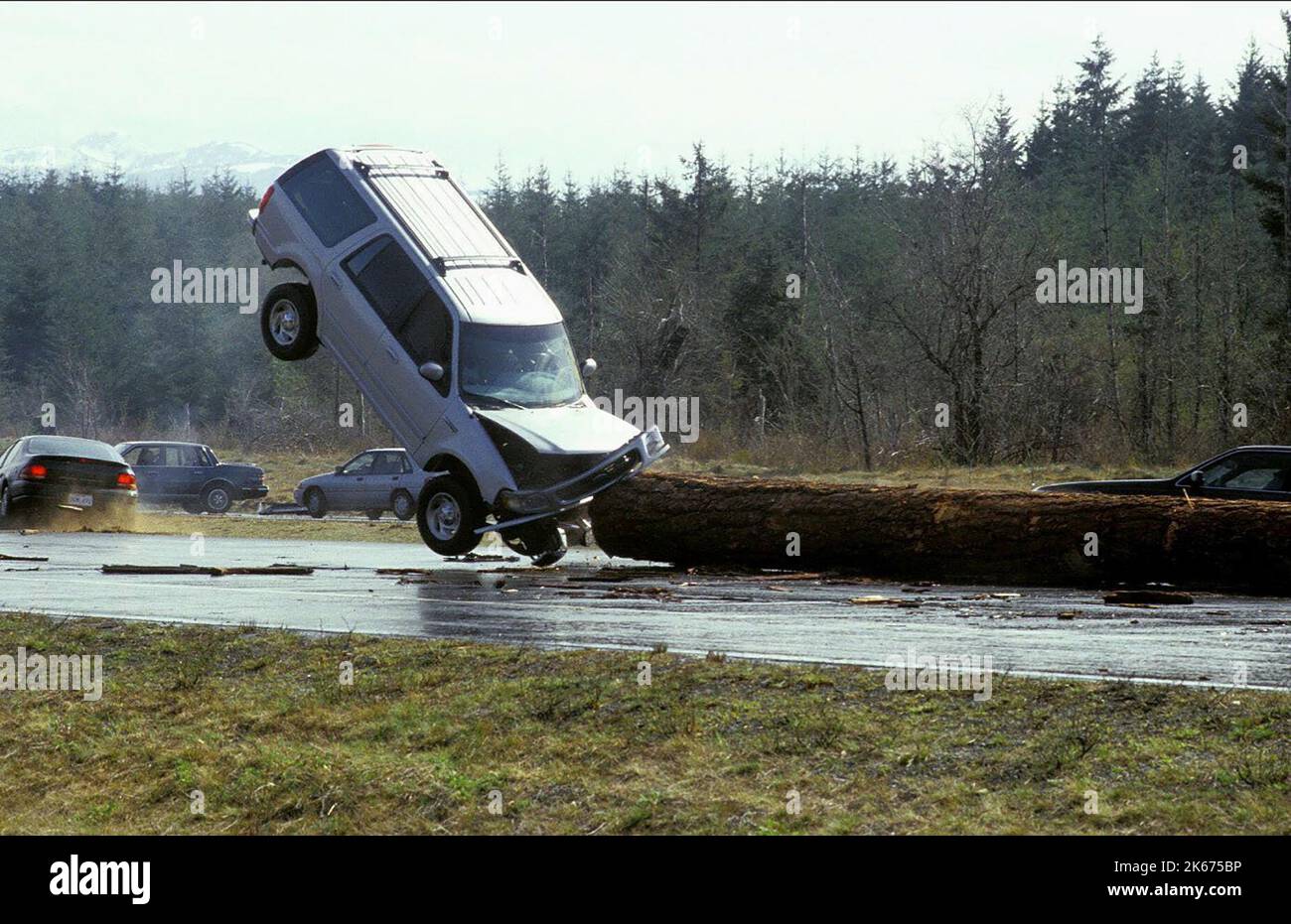 CAR CRASH SCENE, FINAL DESTINATION 2, 2003 Stock Photo Alamy