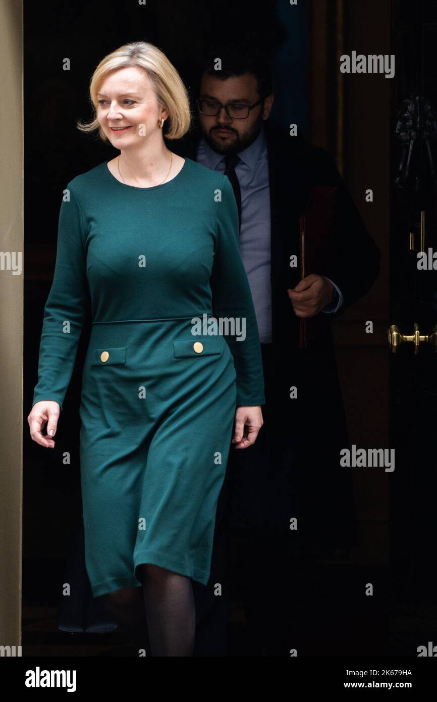 London UK. 12 October 2022 . Prime Minister Elizabeth (Liz) Truss ...