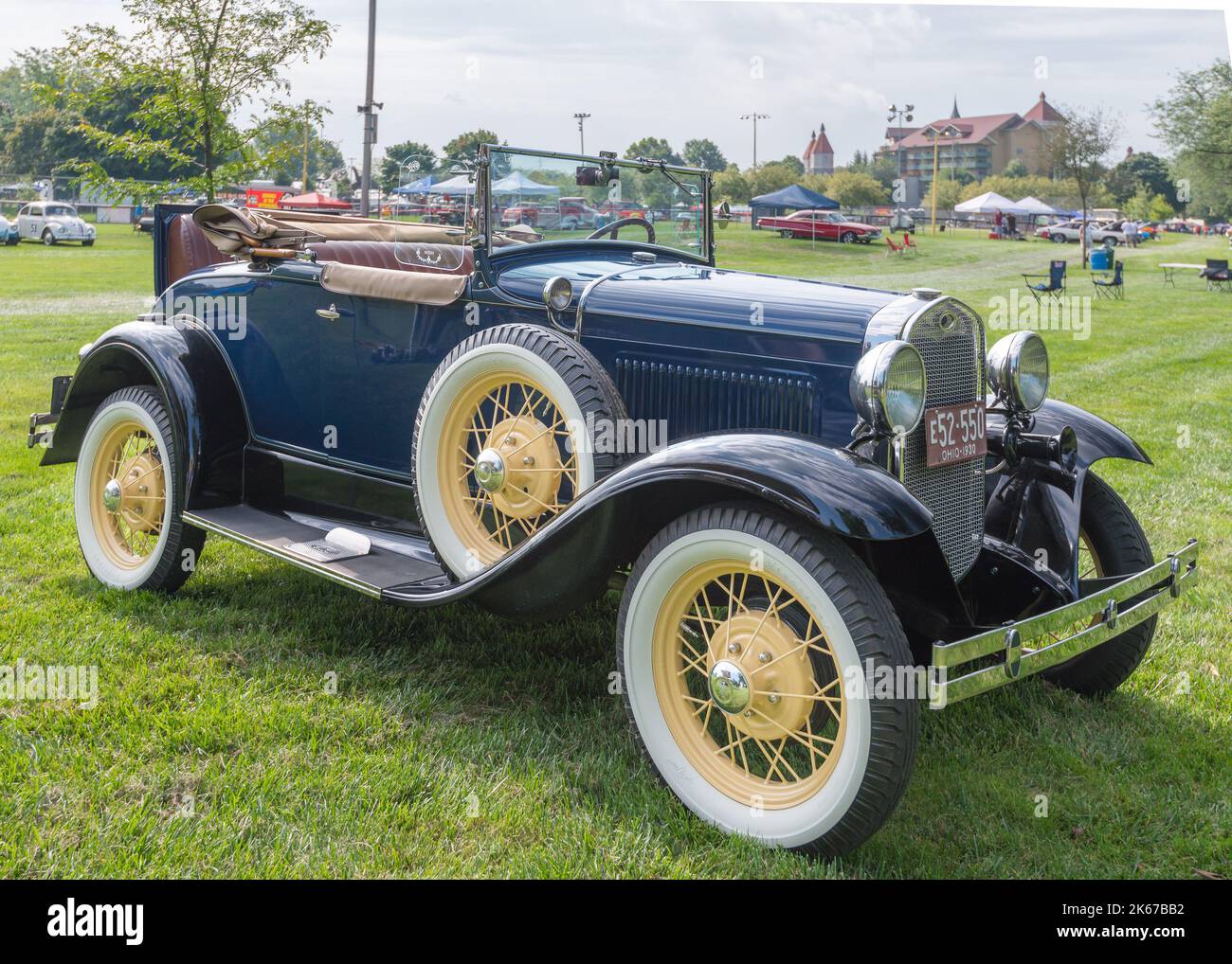 FRANKENMUTH, MI/USA SEPTEMBER 5, 2014 A 1930 Ford car, Frankenmuth