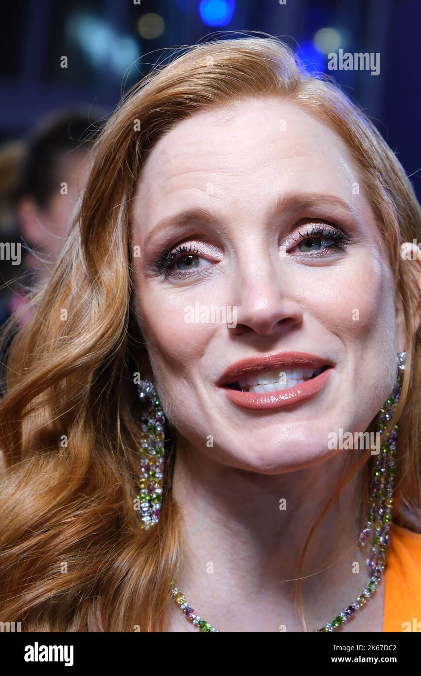Jessica Chastain attends 'The Good Nurse' screening during 66th BFI