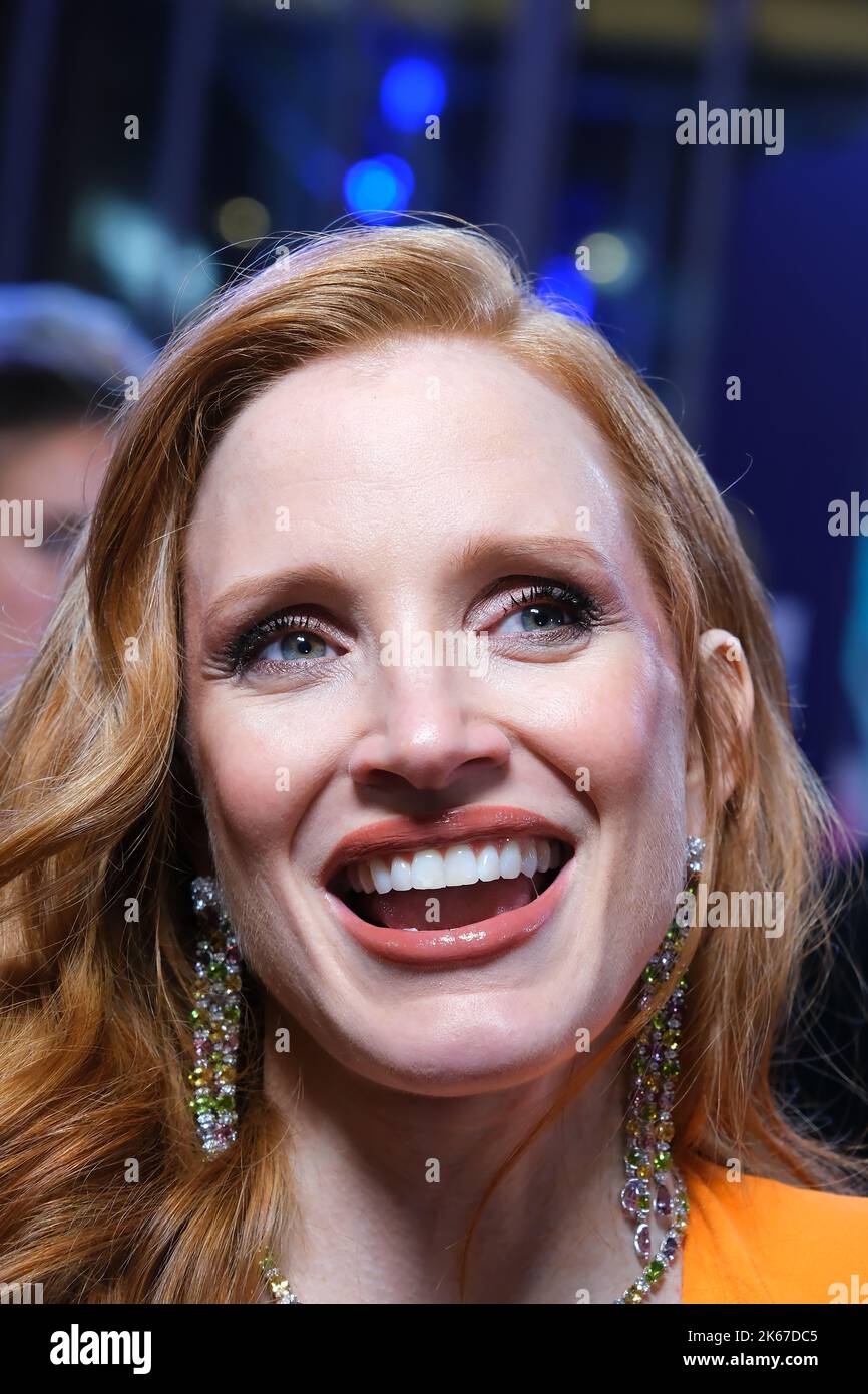 Jessica Chastain attends 'The Good Nurse' screening during 66th BFI