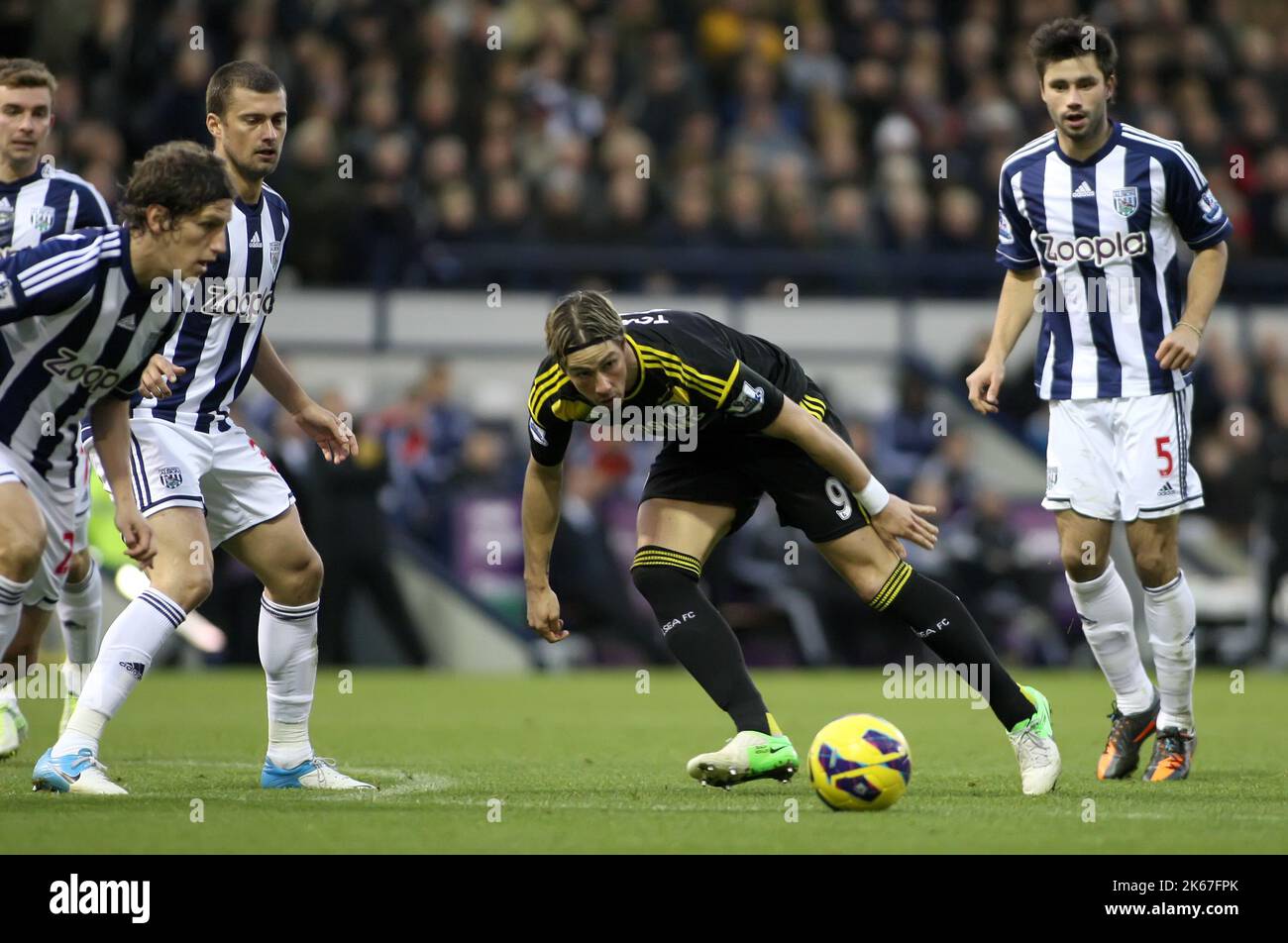 Chelsea 2012 torres west bromwich hires stock photography and images