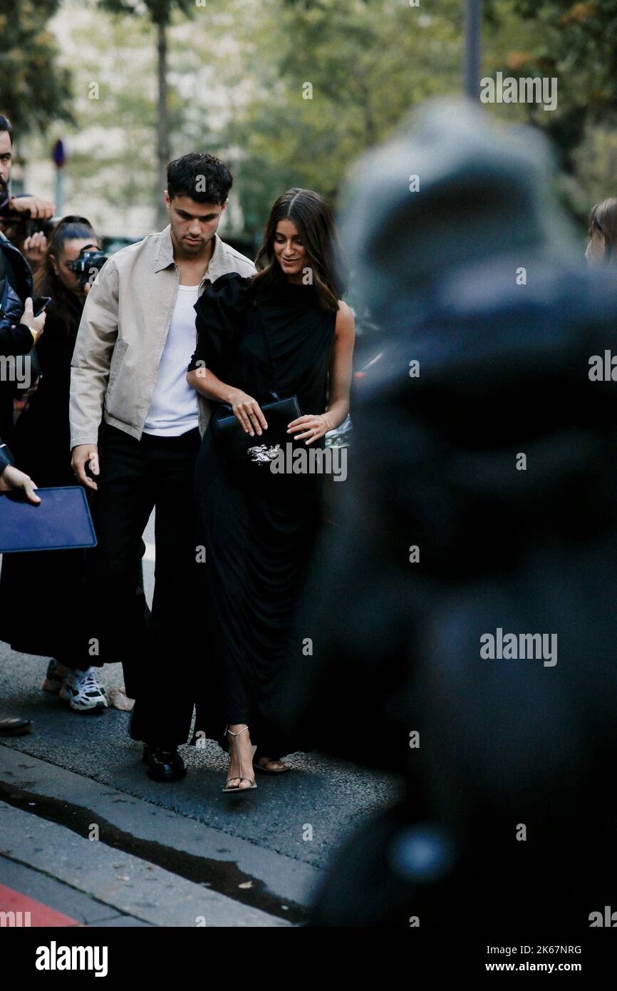 Street style, Anya Chalotra arriving at Acne Spring Summer 2023 show