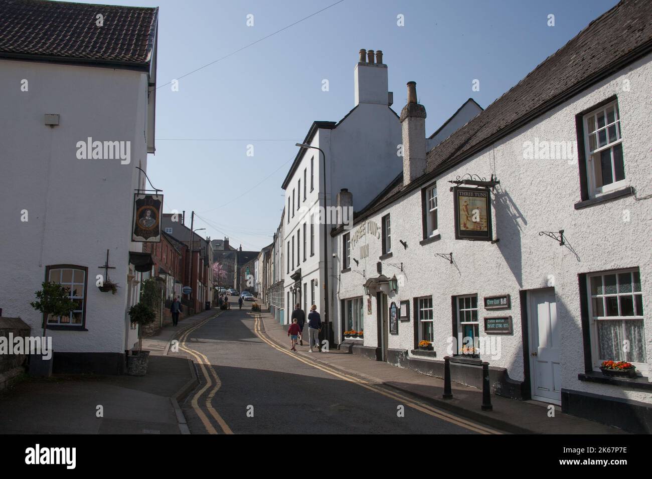 Buildings Chepstow in Monmouthshire, Wales in the UK Stock Photo Alamy
