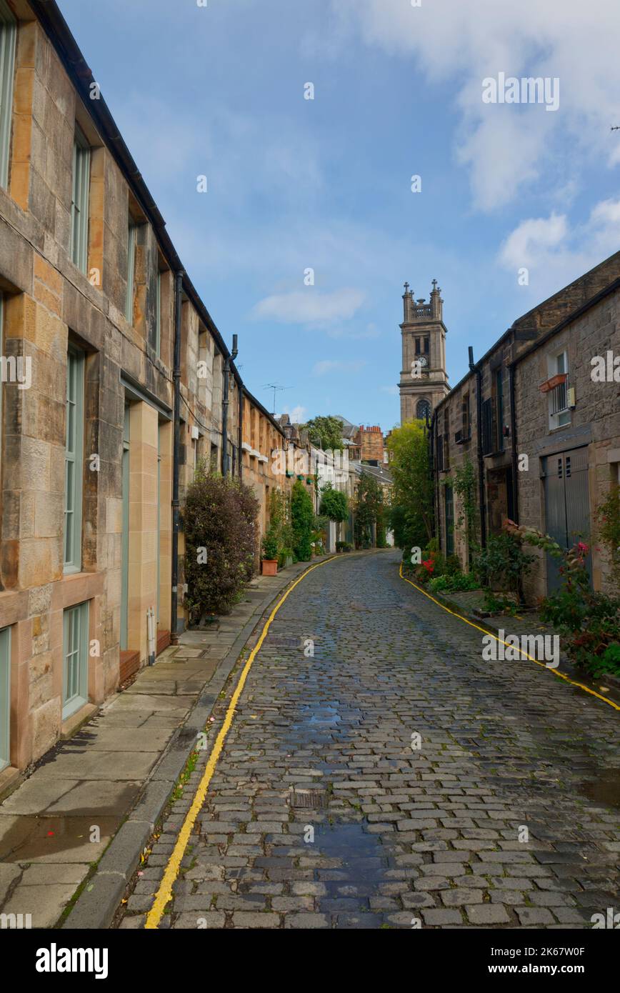 Picturesque Circus Lane, Stockbridge, Edinburgh Stock Photo Alamy