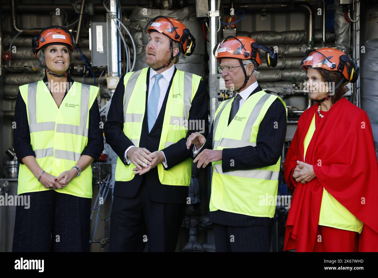 Queen Máxima, King Willem-Alexander, King Carl Gustaf and Queen Silvia ...