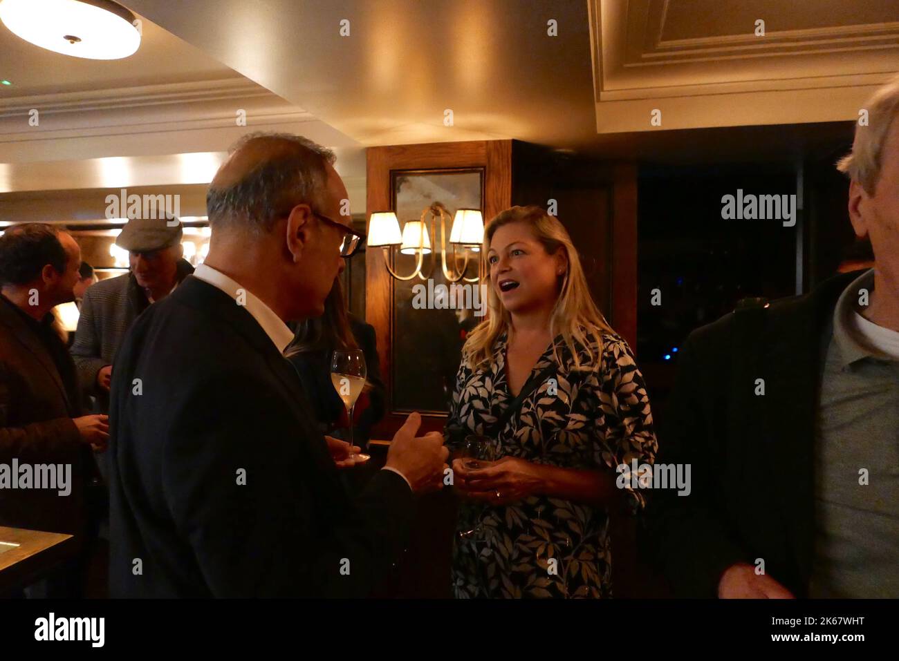 The FPA hosted the Autumn annual welcome back party at Macella Soho for FPA members with drinks and canapes after the August Summer break ... Stock Photo