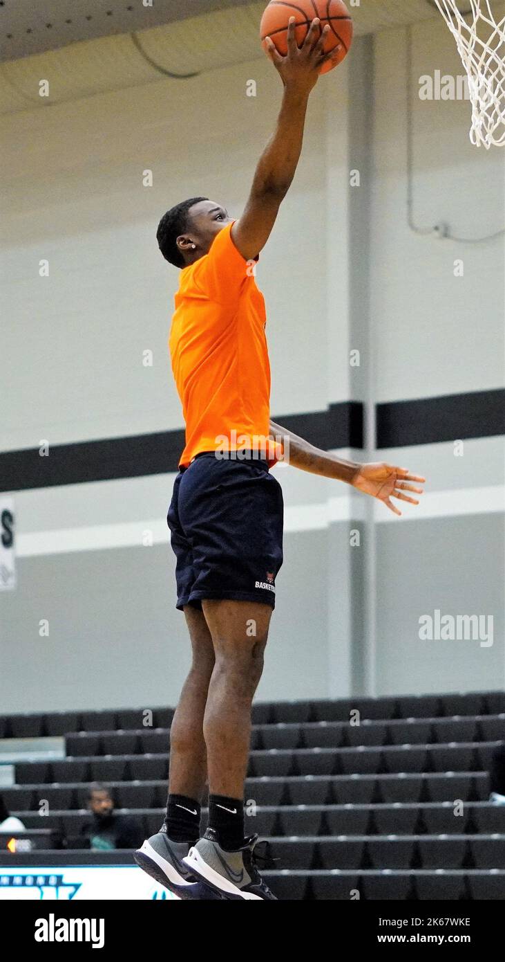 A vertical shot of Hammond and Westside playing basketball in Indiana's