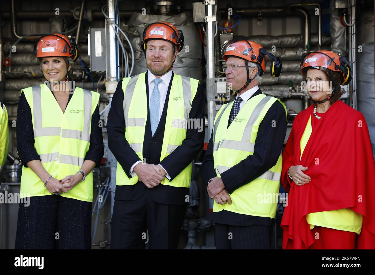 Queen Máxima, King Willem-Alexander, King Carl Gustaf and Queen Silvia ...